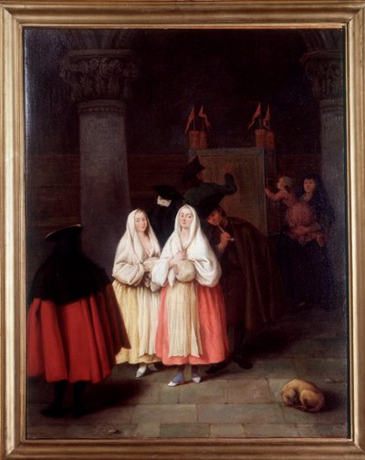 El cosmorama, exposición de cuadros de perspectiva de Pietro Longhi