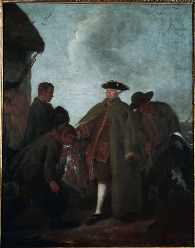 La caza en el valle: la llegada del amo de Pietro Longhi
