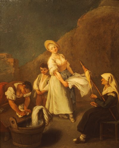 Las lavanderas de Pietro Longhi