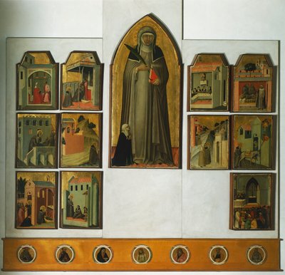 Retablo de la Beata Humildad por Pietro Lorenzetti (circa 1280-1348) de Pietro Lorenzetti
