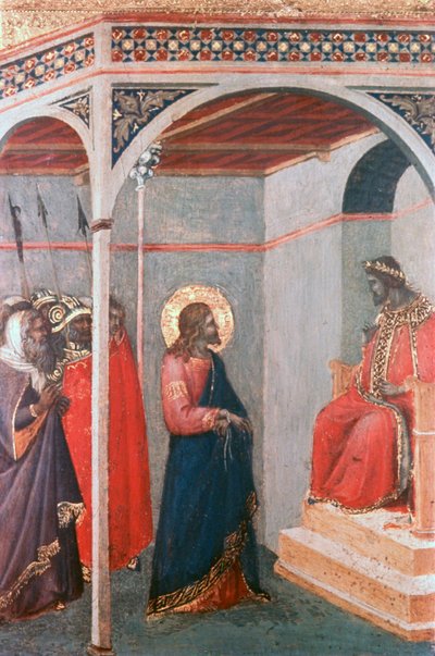 Cristo ante Pilato, c1306-1348 de Pietro Lorenzetti