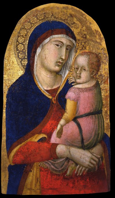Madonna con Niño, ca 1340 de Pietro Lorenzetti