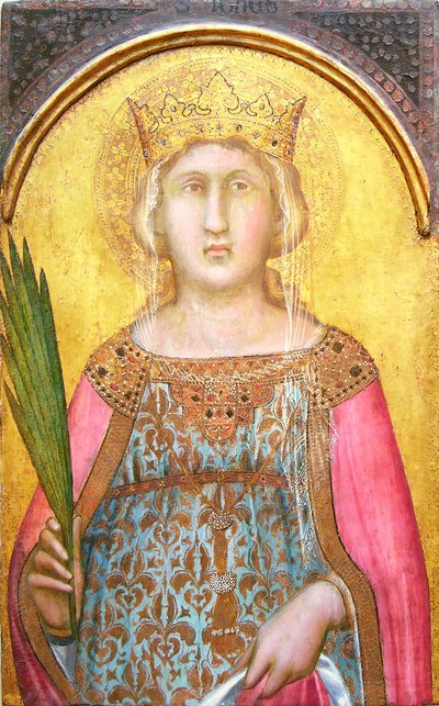 Santa Catalina de Alejandría de Pietro Lorenzetti