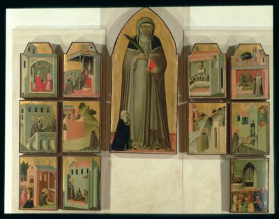 Escenas de la vida de la Beata Humildad, c.1341 de Pietro Lorenzetti