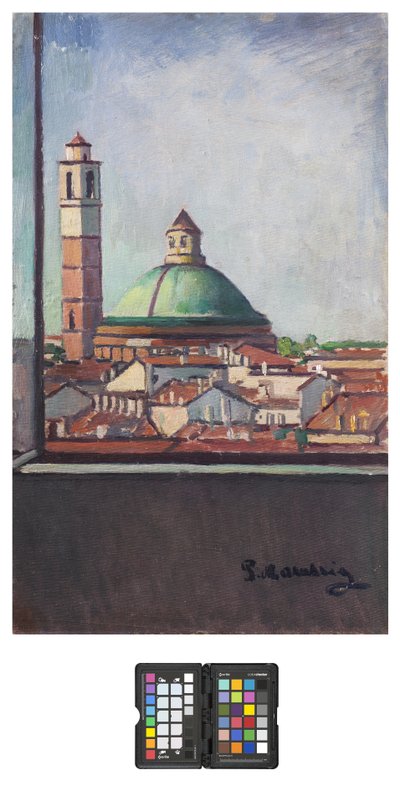 Cúpula de San Carlo en Milán, 1928 de Pietro Marussig