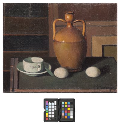 Naturaleza muerta con huevos, 1924 de Pietro Marussig