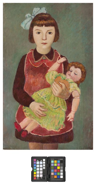 Niña con muñeca, 1928 de Pietro Marussig