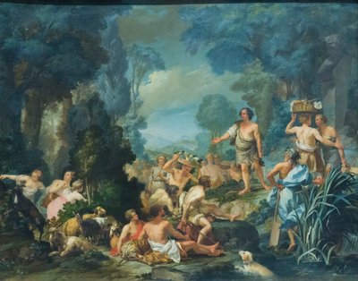 Frugoni en Arcadia de Pietro Melchiorre Ferrari
