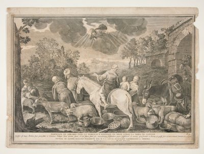 Partida de Abraham hacia Canaán de Pietro Monaco