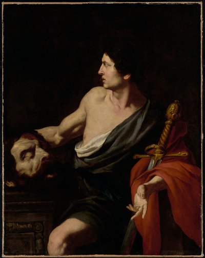 David con la cabeza de Goliat de Pietro Novelli