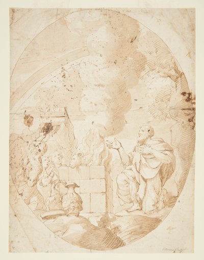 Sacrificio de Noé de Pietro Novelli