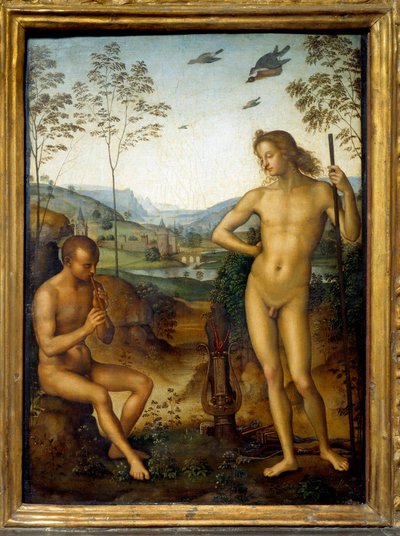 Apolo y Marsias de Pietro Perugino