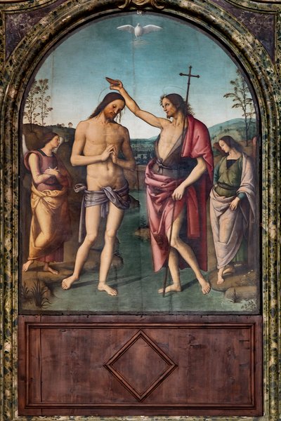 Bautismo de Cristo de Pietro Perugino