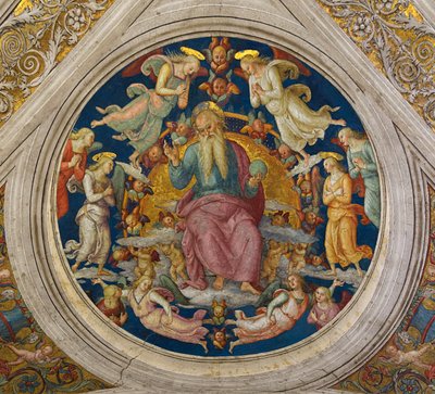 Dios el Padre con Ángeles de la Stanza dell