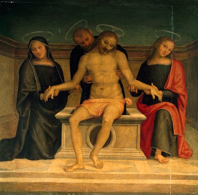 Lamentación sobre Cristo muerto de Pietro Perugino