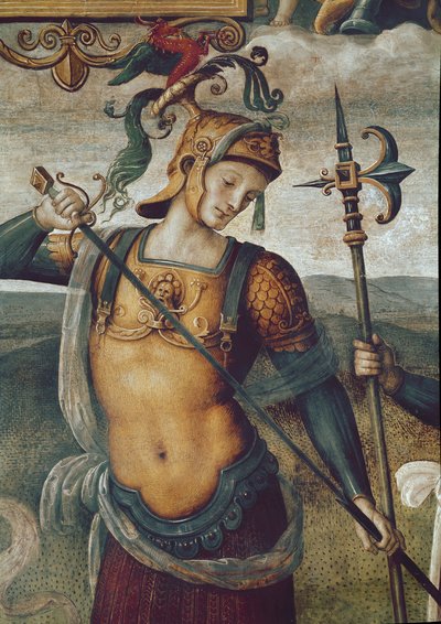 Leónidas I de Esparta (detalle) de Pietro Perugino