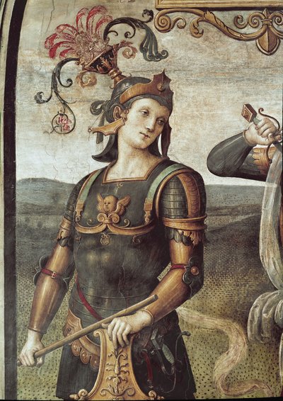 Lucio Quincio (detalle) de Pietro Perugino