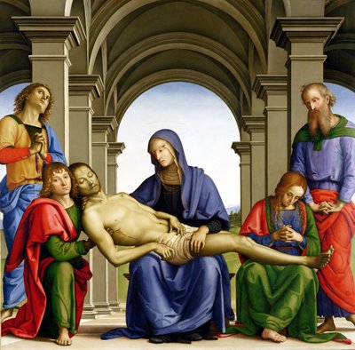 Piedad, 1493-94 de Pietro Perugino