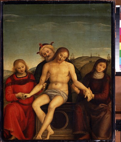 Compasión. Pintura de Pietro de Cristoforo Vannucci dit Le Perugin (Il Perugino de Pietro Perugino