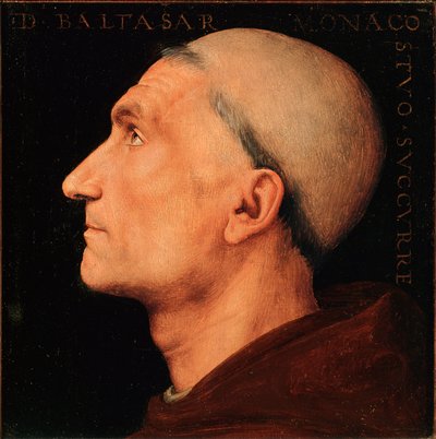 Retrato de Don Baldassarre di Antonio di Angelo, monje de la Abadía de Vallombrosa de Pietro Perugino