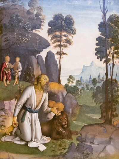 San Jerónimo en penitencia de Pietro Perugino