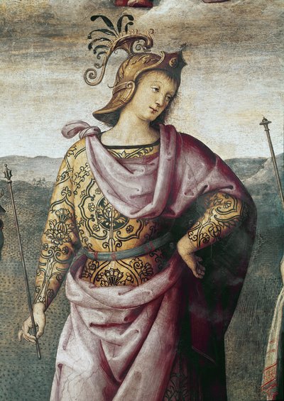 Escipión Africano, (detalle) de Pietro Perugino
