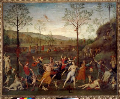 La batalla del amor y la castidad de Pietro Perugino