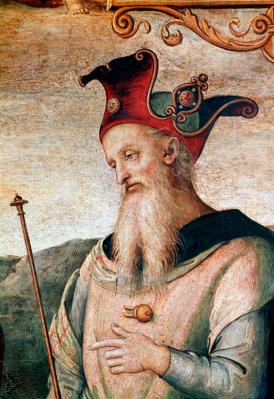 El estratega y estadista griego Pericles (495-429 a.C.) (detalle) de Pietro Perugino