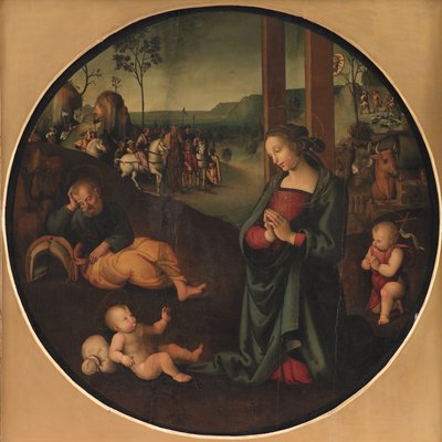 La Sagrada Familia de Pietro Perugino
