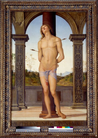 El martirio de San Sebastián de Pietro Perugino