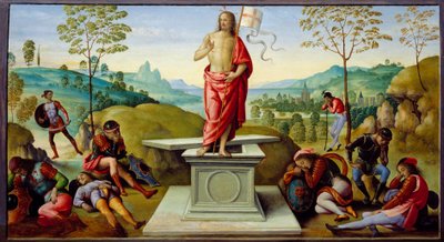 La resurrección de Cristo de Pietro Perugino