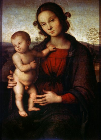 Virgen y Niño de Pietro Perugino