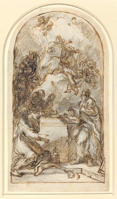 La apoteosis de San Marcos (recto y verso) de Pietro Roselli