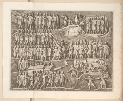Relieves en el Arco de Septimio Severo en Roma de Pietro Sante Bartoli