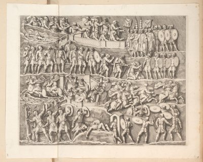 Relieves en el Arco de Septimio Severo en Roma de Pietro Sante Bartoli