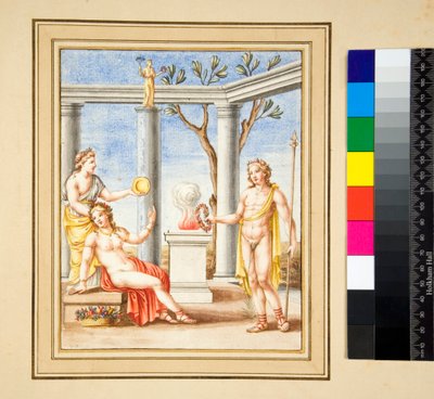 Una escena de sacrificio de Pietro Santi Bartoli