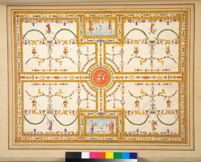 Pintura de techo no identificada de Pietro Santi Bartoli