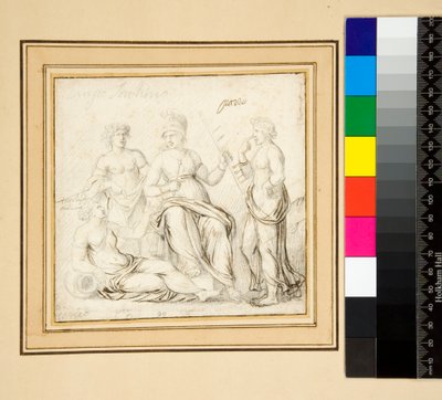 Atenea y tres mujeres de Pietro Santi Bartoli
