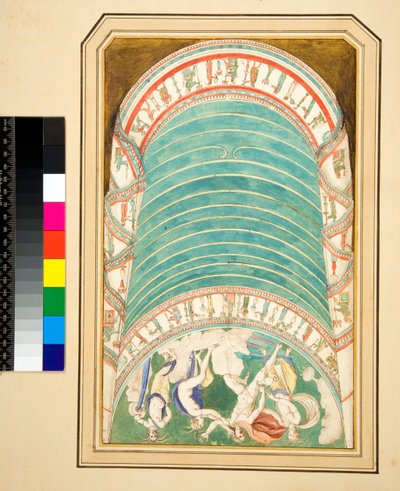 Copia de un mosaico de Hilas y las ninfas de Pietro Santi Bartoli