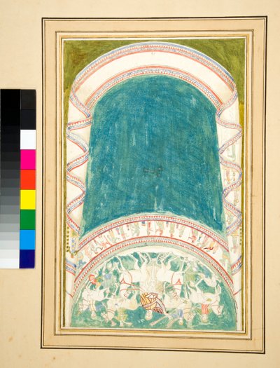Copia de un mosaico de un auriga de Pietro Santi Bartoli