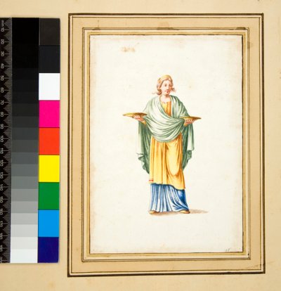Figura femenina en pedestal de Pietro Santi Bartoli