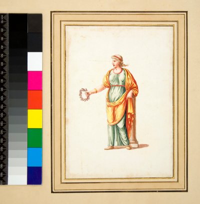 Figura femenina girada a la izquierda del espectador de Pietro Santi Bartoli