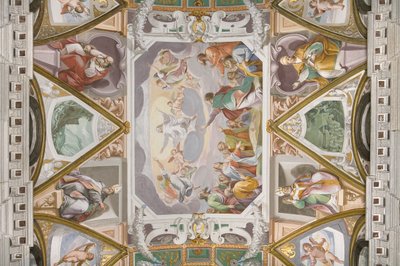 Bóveda con frescos de Pietro Sorri