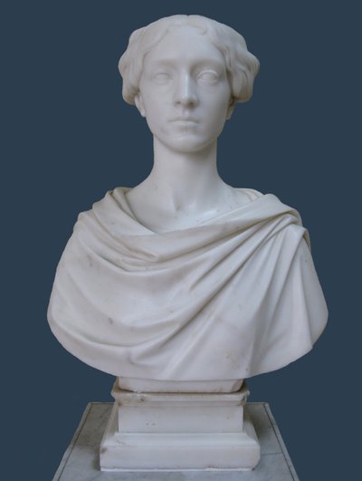 Busto de retrato de la Condesa Tatyana Stroganova, 1853 de Pietro Tenerani