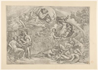 alegoría del verano Las cuatro estaciones (título de la serie) de Pietro Testa