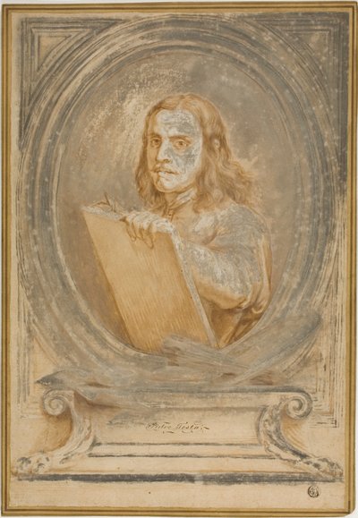 Retrato de Pietro Testa de Pietro Testa