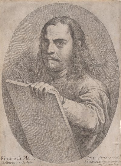 Autorretrato, ca. 1645 de Pietro Testa