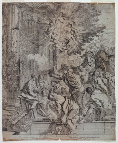 La adoración de los magos de Pietro Testa