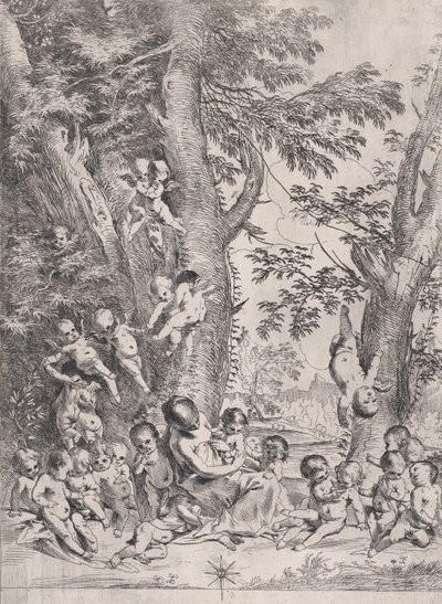 El jardín de la caridad de Pietro Testa