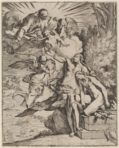 El Sacrificio de Abraham de Pietro Testa
